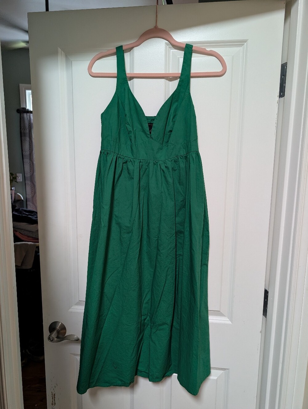 Banana Republic Green Midi Dress Sz 2